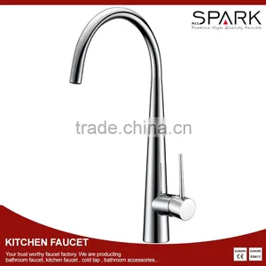 Morden Gooseneck Elkay Brass Large Kitchen Faucet Tap S-201 thumbnail-1
