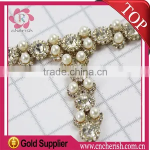 Hot Sale Ren Qing Jewelry Factory Fashion Pearl Crystal Shoes Women Sandal For Women Shoe Bridal Accessories thumbnail-2