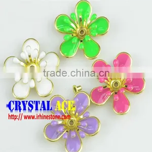 Colorful Vintage-style Metal Flowers, Decorative Metal Art Flowers China Wholesale thumbnail-5