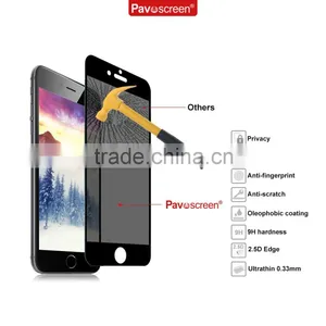 Pavoscreen Premium Privacy Tempered Glass Screen Protector For IPhone 6 / 6s Ultra Thin 99.99% Touch-Screen Accurate thumbnail-3