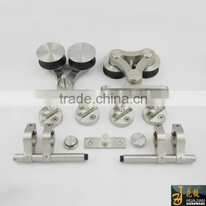 Modern Design of Sliding Wooden Door Double Roller Fittings for Office Use thumbnail-5