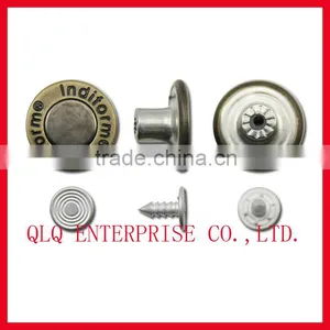 Two Color Jeans Button thumbnail-1