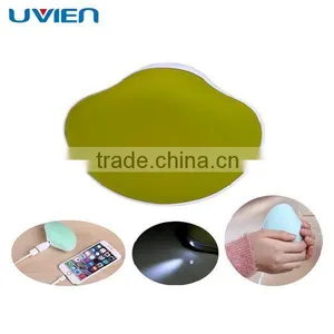 Cute Shell Design Portable Rechargeable 5000mAh Mobile Power Bank and USB Hand Warmer Mini Hand Heater thumbnail-1