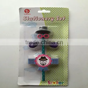Beard Wooden Pencil With Penciltoppers thumbnail-1