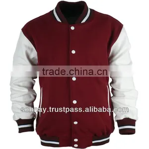 Varsity Jackets Made by Wool Body Leather Sleeves thumbnail-1