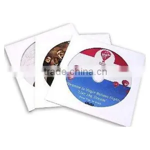 Woodfree White Paper Sleeve With Window and Flap for CD / DVD thumbnail-1