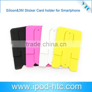 Silicone Card Holder, Mobile Phone Case Card Holder Wallet, Silicone Card Holder thumbnail-1