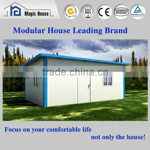 Save Construction Cost Prefabricated Steel Frame Sandwich Panel House thumbnail-1