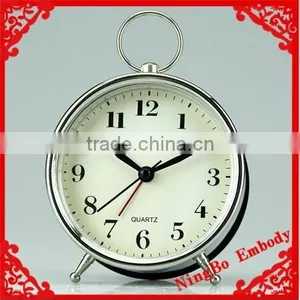 Table Top Mini Classic Bright Green Metal Alarm Clock thumbnail-1