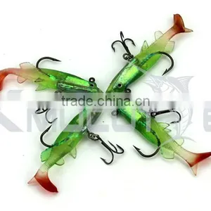 CH14SF11 Lead Shad Lure Soft Fishing Lure 10cm 20g Shad Bait Soft Fishing Lures thumbnail-2