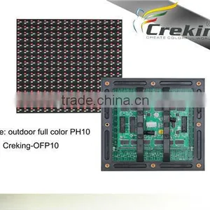 China Wholesale Full Color Outdoor P10 Price/outdoor Led Display/P10mm Led Display Advertising 160*160mm Modules thumbnail-1