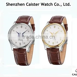 2014 New Fashion Mens Watches Senior Automatic Watch Stainless Steel Smart Valentine Gift Watch thumbnail-5