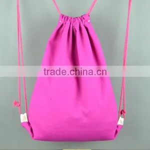 Wholesale Canvas Cotton Drawstring Bag With Various Colors thumbnail-3
