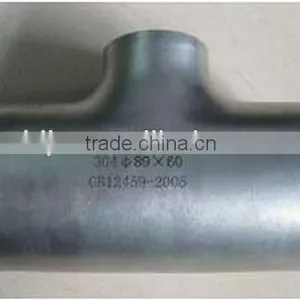 GB/ JB/ HGL/SHL/ANSI/ASME Stainless Steel Pipe Fittings Reducing Tee / Coupling thumbnail-1