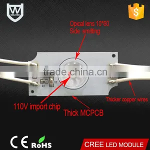 The Most Popular High Quality 1pcs 4040 Chip Led Module 110 Volt CE RoHS 3years Warranty High Power Led Module for Lighting Box thumbnail-5
