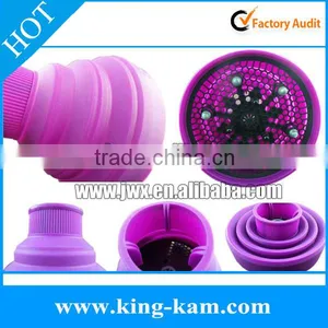 Hot Selling Foldable Silicone Hair Dryer Diffuser for Promotion Folding Hair Dryer Diffuser Universal Hair Diffuser thumbnail-1
