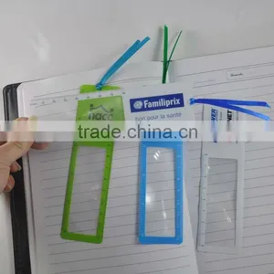 Private Custom18*5cm Pvc Magnifying Bookmarker Ruler thumbnail-1