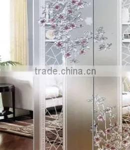 Clear Acid Etched Glass for Decorative Partition thumbnail-1