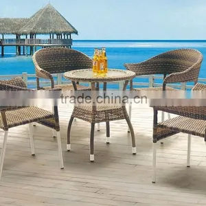 2016 New Outdoor Resin Wicker Coffee Shop Furniture Wholesale Quality Choice thumbnail-1