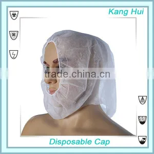 Sky Blue Disposable Nonwoven Surgical Head Cover thumbnail-1