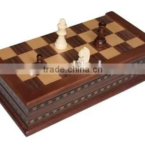 Popular Foldable Style Travelling Magnetic Chess Set thumbnail-5