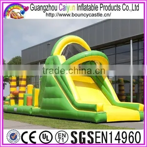 Playground Use Best Price Jungle Theme Kids Inflatable Obstacle Course thumbnail-5