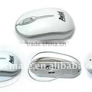 Optical Usb Mouse With Hide Cable thumbnail-1