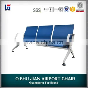 2016 Durable Bus Station Blue 3-seater Waiting Chair thumbnail-1