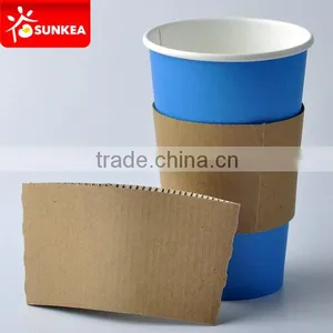 Printed Kraft Hot Coffee Cup Sleeves, Cup Wraps in China Quality Choice thumbnail-6