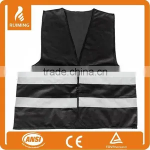 CE EN ISO 20471 Black Safety Vest thumbnail-1