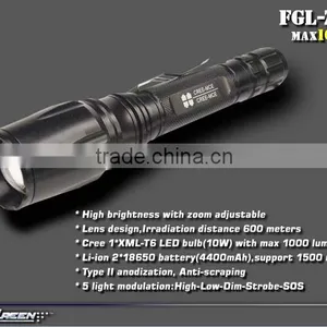 Rechargable 18650 Battery Zoom Function T6 LED Torch thumbnail-2