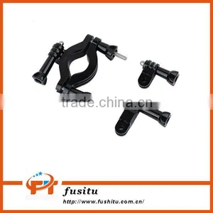 3-way Adjustable Pivot Arm Motorbike Roll Bar Mount for GoPro Hero 4/3+/3 thumbnail-1
