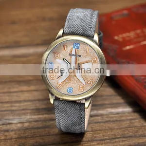 Jeans Blue Women Quartz Watch Starfish Design Relogios Feminino thumbnail-6