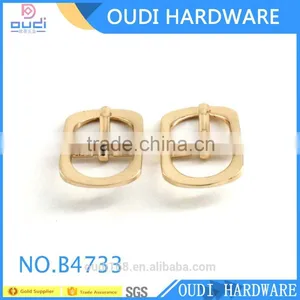 SGS Certificated Shiny Gold Shoe Metal Pin Buckle With High Quality thumbnail-1