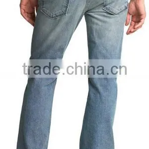 Factory Price Wholesale Winter Fashion Boot Cut Mens Jeans thumbnail-2