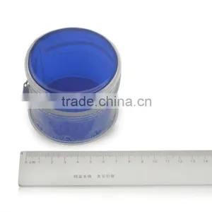 Stand up PVC Cosmetic Bag Zipper Top Cylinder Shape Bag thumbnail-4