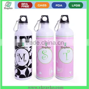 Best Quality Aluminium Sport Bottle With Carabiner thumbnail-1