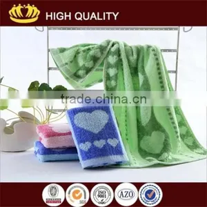 Discount of 100%cotton Cheap Heart Printed Face Towels thumbnail-1