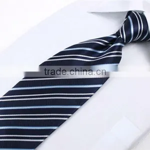 Stripe Polyester Print Necktie or Print Cravat or Polyester Cravatte thumbnail-1