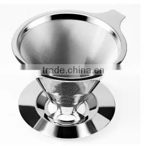 Pour Over Filter Clever Drippers 304 Stainless Steel Metal Coffee Dripper thumbnail-1