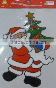 Cheap Christmas Santa Claus Window Sticker /door Sticker thumbnail-2