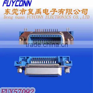 Centronics Champ Female PCB Mouting Right Angle Header Connector 2.16mm Pitch thumbnail-1