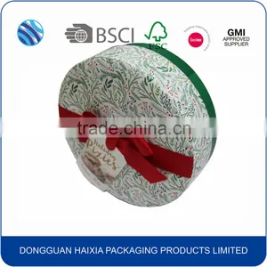 2016 Hot Sale Paper Round Hat Christmas Gift Box Custom Logo thumbnail-2