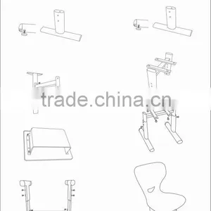 Middle School Desk and Chair KT-103+202 thumbnail-3