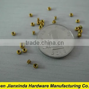 M1.0 Brass Knurling Nuts/Custom Machining Service thumbnail-1