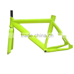 High Quality 700C Made in China Aluminum Bicycle Fixed Gear Bike Track Frame thumbnail-3
