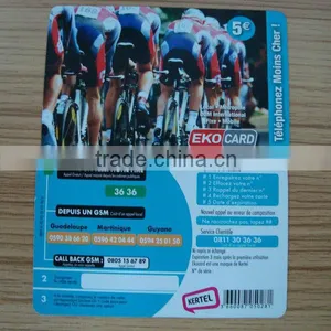 CR80 ISO Plastic Scratch Code Recharge Card With Pin Code thumbnail-1