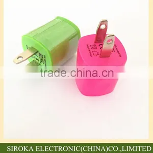 Hot Selling 5V 1A/1.5A US Plug Micro USB Mobile Wall Charger With USB 2.0 for Samsung Smartphone thumbnail-2