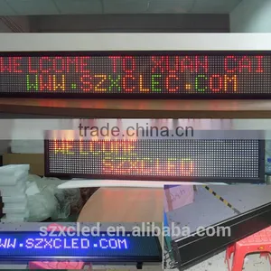 Two-lines LED Moving Message Display Screen LED Advertisement Panel LED Trick Sign LED Programmable Sign thumbnail-3