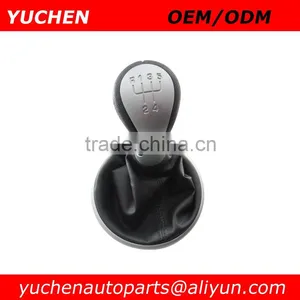 YUCHEN Car Shift Gear Knob With Black Caps For Skoda Fabia II MKII 2007-2012 OEM 5J0711113C/ 5JD711113E thumbnail-2